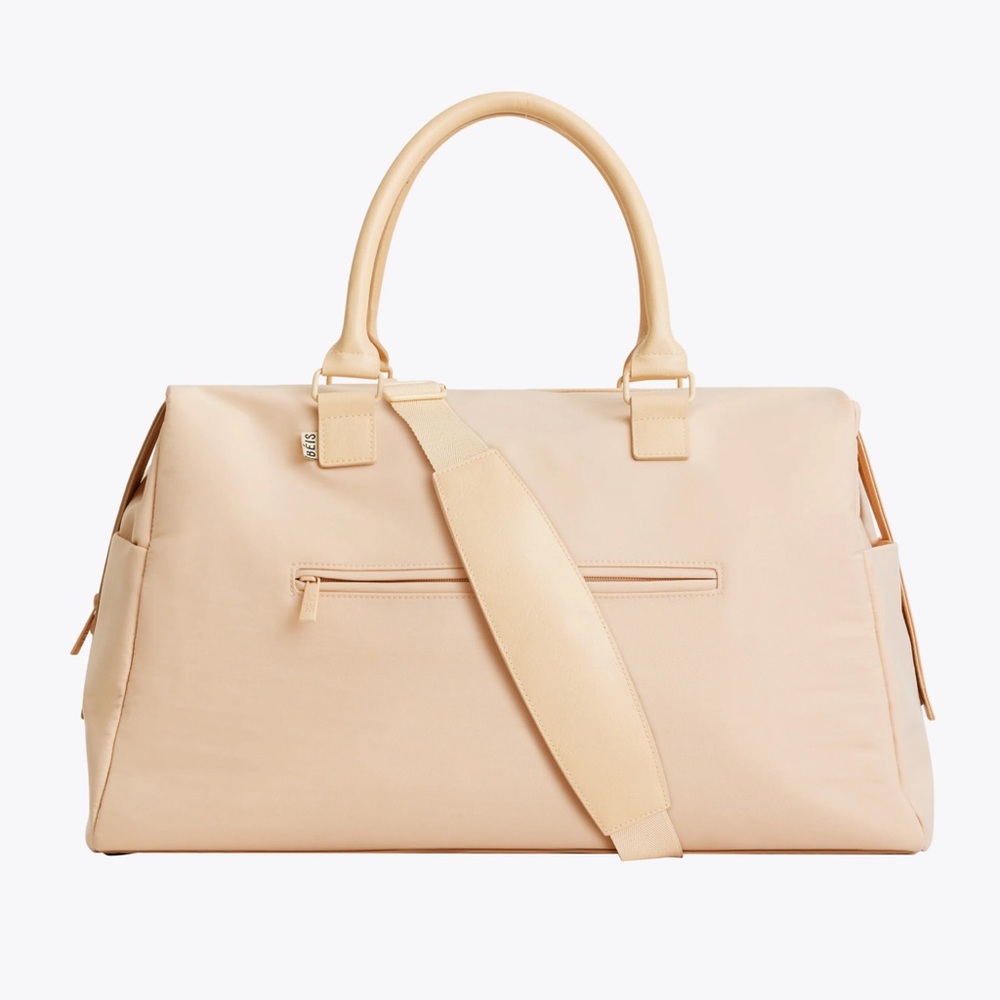 BEIS commuter duffle in Beige
